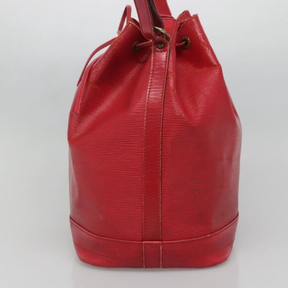 LOUIS VUITTON Epi Petit Noe Shoulder Bag Red M44107 LV Auth 129608 - Picture 4 of 16